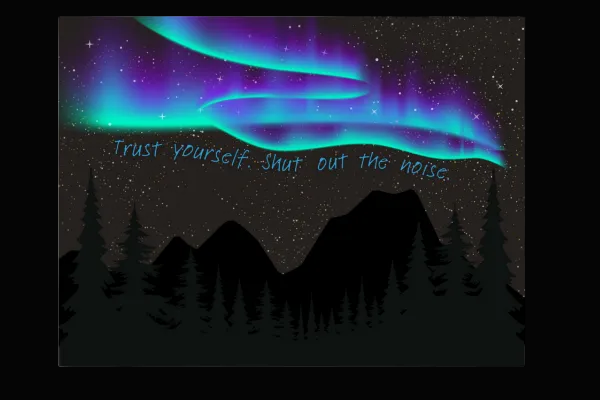 Northern Lights Sticker